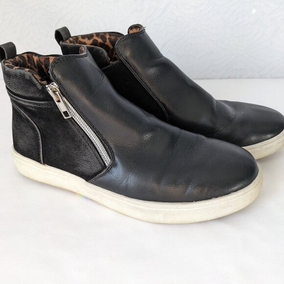 STEVE MADDEN JWindy Black Ankle Boots Size 5 - Picture 3 of 8